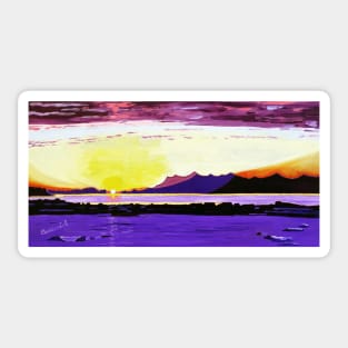 Sunset Symphony Sticker